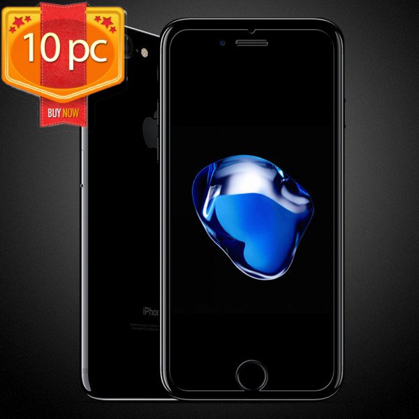 Wholesale 10pc Transparent Tempered Glass Screen Protector for iPhone 8 Plus / 7 Plus / 6S Plus / 6 Plus (Clear)